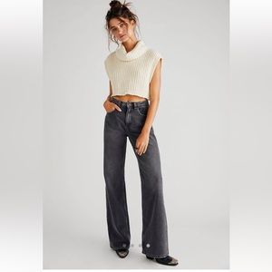 We The Free Tinsley Baggy High Rise Jeans - Black